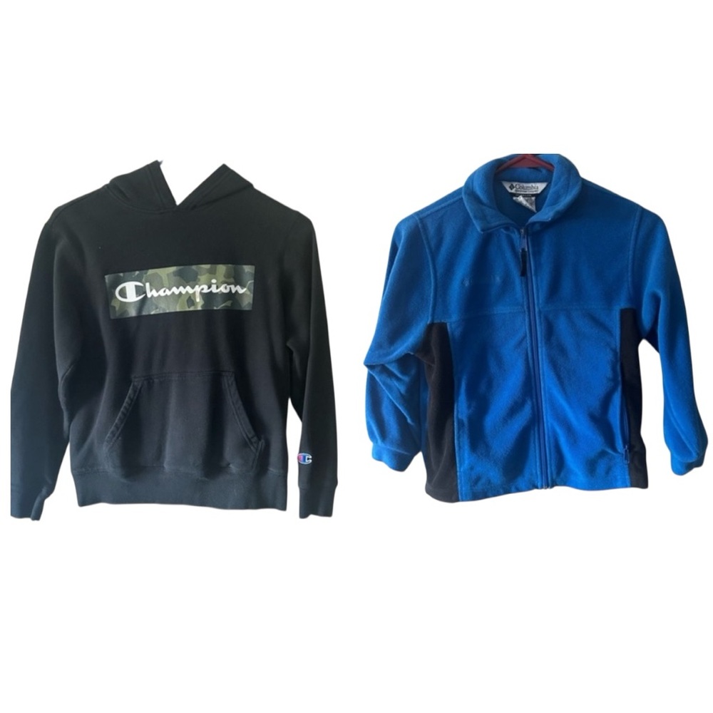 Boys Medium Sweatshirt SET Columbia/Champion